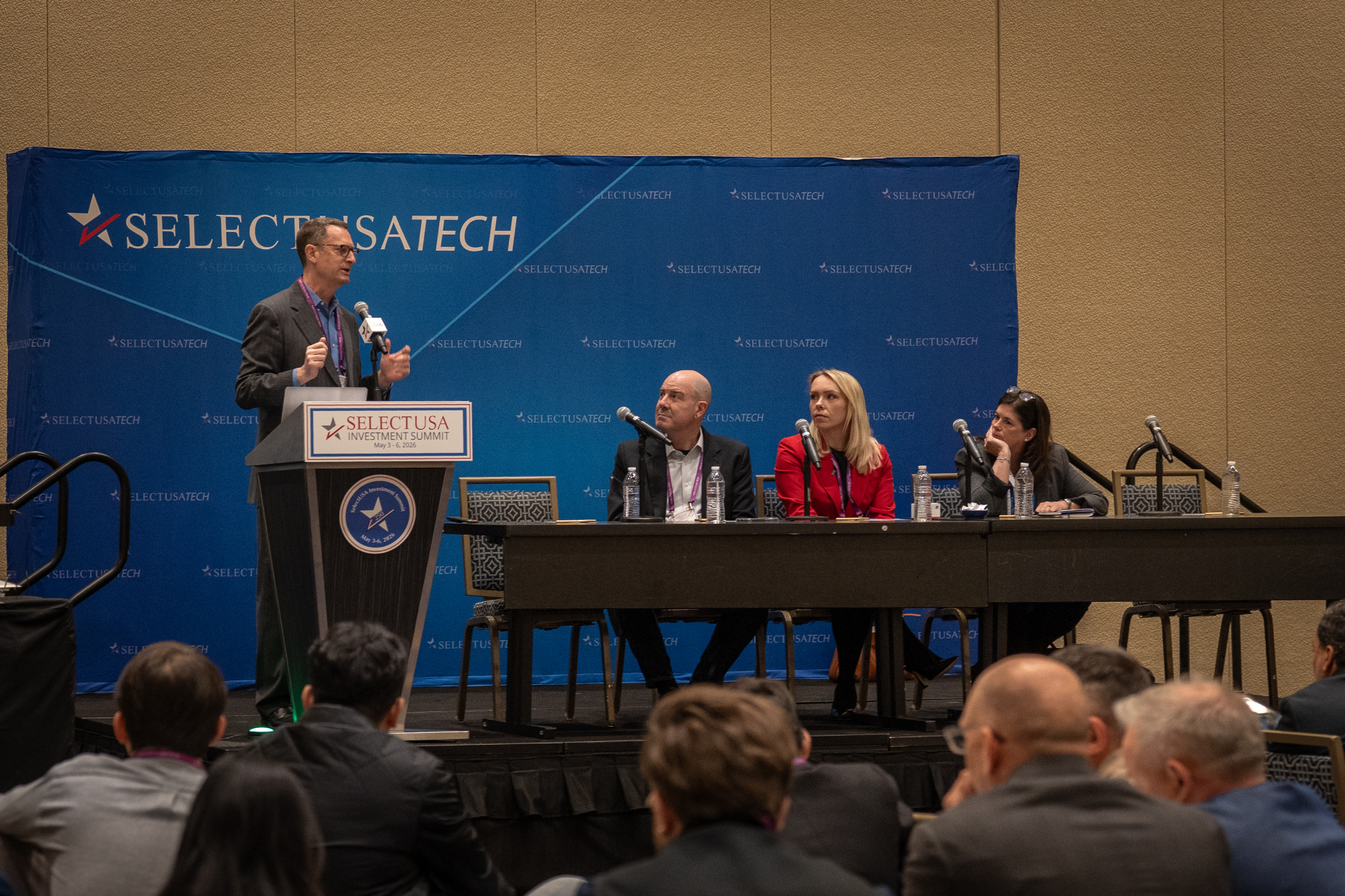 Panel discussion at the SelectUSA Investment Summit